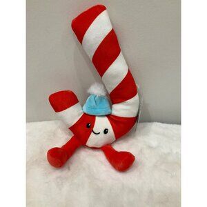 Giggle Scape Holiday Candy Cane 9" Plush Toy